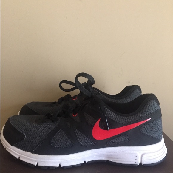 Nike Shoes Revolution 2 Black White Red 5w Sneaker Poshmark